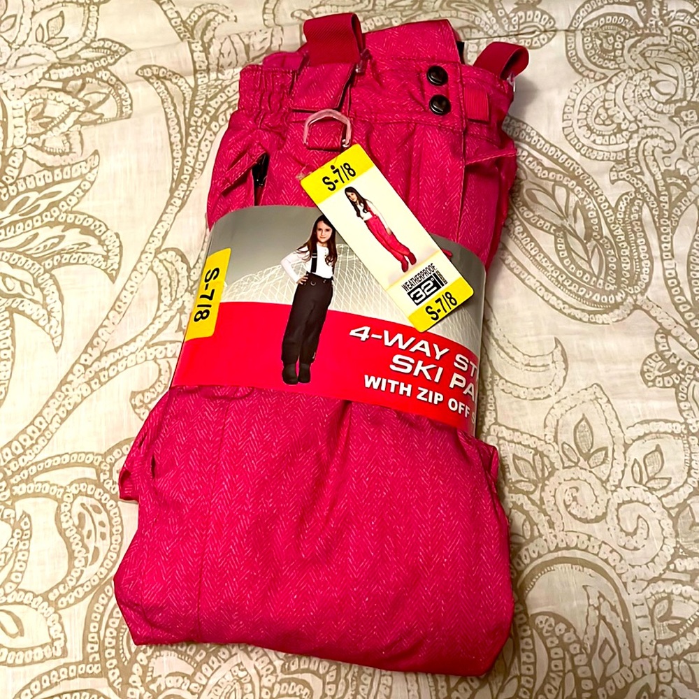 NWT Weatherproof 32 Degrees Girls’ Snow Pants
